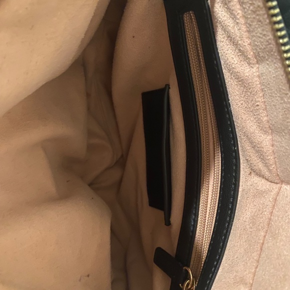 Marella Black Leather Zipper Close Handbag - Picture 10 of 11